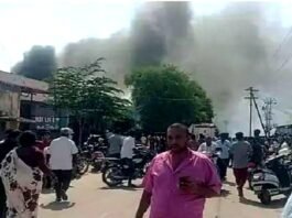 पटाखा फैक्ट्री में भीषण विस्फोट में आठ की दर्दनाक मौत, दर्जनभर घायल, होटल भी ढह गया पटाखा फैक्ट्री