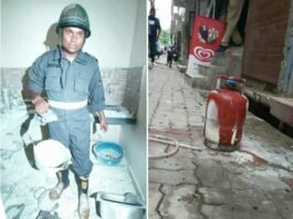 खाना बनाते समय गर्ल्स हॉस्टल में सिलेंडर ब्लास्ट से हड़कंप, दरवाजा-खिड़की उखड़ी हॉस्टल में सिलेंडर फटा