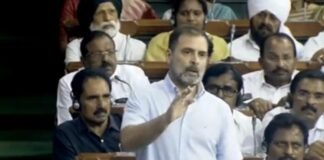संसद में राहुल गांधी का भाजपा पर हमला, मणिपुर में की भारतमाता की हत्या, रावण-मोदी व अडानी को लेकर भी कहीं ये बातें हिंदुस्तान का कत्ल