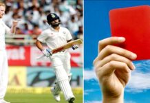 क्रिकेट में रेड कार्ड