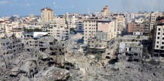 इजराइल की बमबारी