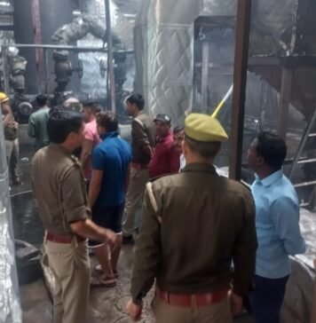 फैक्ट्री में लगी आग