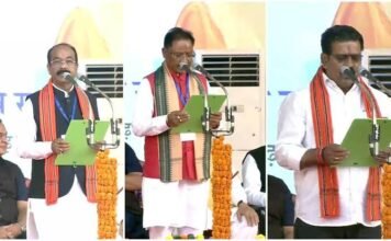 शपथ ग्रहण छत्‍तीसगढ़