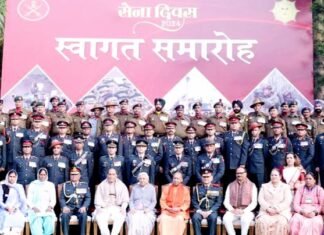 आर्मी के जवानों ने लखनऊ में मनाया सेना दिवस, राजनाथ सिंह व सीएम योगी रहे मौजूद लखनऊ में सेना दिवस