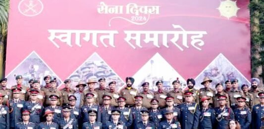 लखनऊ में सेना दिवस