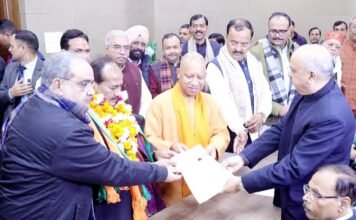 UP विधानपरिषद उपचुनाव के लिए दारा सिंह चौहान ने दाखिल किया नामांकन दारा सिंह चौहान