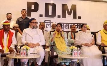 यूपी में तीसरे मोर्चे ‘PDM’ का ऐलान, साथ आए ओवैसी व पल्लवी पटेल यूपी में तीसरा मोर्चा