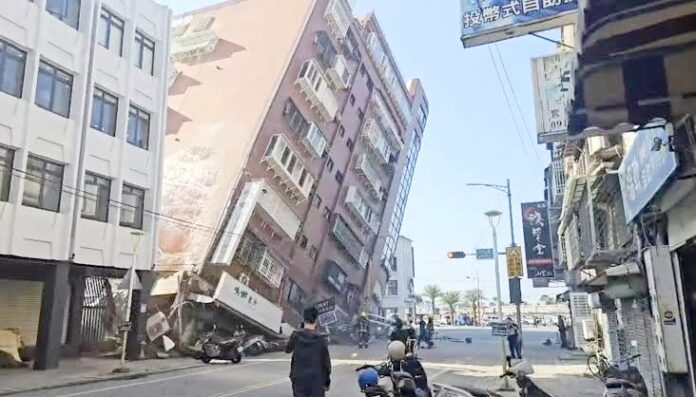 ताइवान में भूकंप