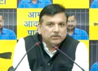 संजय सिंह का गंभीर आरोप, जेल में मुख्यमंत्री अरविंद केजरीवाल की सेहत से हो रहा खिलवाड़ संजय सिंह