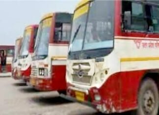 रोडवेज बस में लगेज