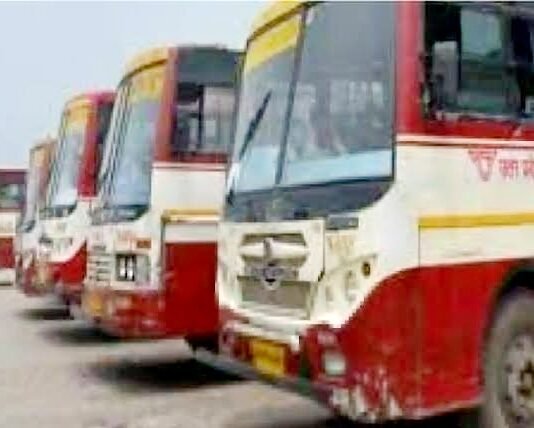 रोडवेज बस में लगेज