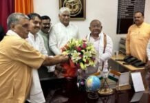 राजेश वर्मा ने संभाला राज्य पिछड़ा वर्ग आयोग अध्यक्ष का कार्यभार राज्य पिछड़ा वर्ग आयोग