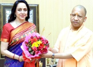 हेमा मालिनी ने की CM योगी से मुलाकात, कानून-व्यवस्था व विकास कार्यों पर की चर्चा हेमा मालिनी
