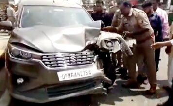 करणी सेना का सांसद रामजीलाल सुमन के काफिले पर हमला, वाहन टकराएं, कई घायल, योगी सरकार पर उठे सवाल काफिले पर हमला