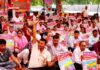 शिक्षामित्रों का प्रदर्शन