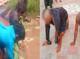 दलितों के साथ हुई बर्बरता, “आधा सिर मुंडवा खिलाया चारा, पिलाया नाली का पानी”, Video वायरल दलितों से बर्बरता