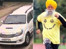 114 साल के एथलीट फौजा सिंह की जान लेने वाला NRI गिरफ्तार फौजा सिंह