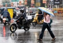 UP के कई जिलों में दिखा मोंथा का असर, लखनऊ समेत आस-पास के जिलों में हुई बारिश मौसम