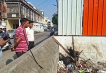 नगर आयुक्‍त औचक निरीक्षण