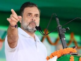 मुजफ्फरपुर जनसभा में राहुल का हमला, भाजपा के हाथ में नीतीश जी का रिमोट भाजपा के हाथ में रिमोट