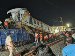 बिलासपुर में हुआ बड़ा रेल हादसा, ट्रेन व मालगाड़ी की टक्कर में आठ यात्रियों की मौत, 17 की हालत गंभीर ट्रेन की टक्कर