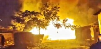 UP: प्राइवेट बस-ट्रक की भीषण टक्कर में लगी आग, तीन की मौत, 25 यात्री घायल बलरामपुर