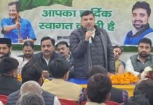 संजय सिंह ने कहा, AAP निकालेगी संविधान और मतदाताओं का वोट बचाने के लिए पदयात्रा, यूपी में चल रही करोड़ों वोट काटने की साजिश,” वोट बचाओ संविधान बचाओ