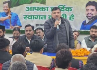 संजय सिंह ने कहा, AAP निकालेगी संविधान और मतदाताओं का वोट बचाने के लिए पदयात्रा, यूपी में चल रही करोड़ों वोट काटने की साजिश,” वोट बचाओ संविधान बचाओ