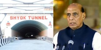 राजनाथ सिंह ने लद्दाख में किया श्योक टनल का उद्घाटन, कही ये बातें श्योक टनल