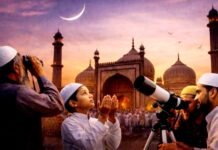 लखनऊ में दिखा रमजान का चांद, कल से रखे जाएंगे रोजे, कमेटी ने की तस्दीक रमजान का चांद