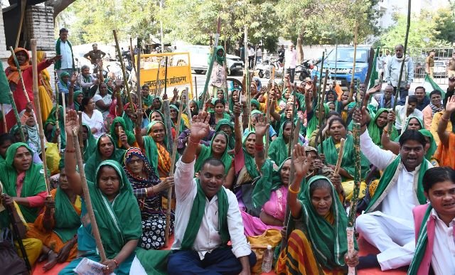 किसानों का प्रदर्शन