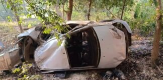 बेकाबू कार पलटने से तीन दोस्तों की मौत, दो घायल, मातम में बदली शादी की खुशियां, रायबरेली में हुआ दर्दनाक हादसा बेकाबू कार