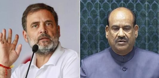 राहुल गांधी ने ओम बिरला को लेटर लिख कहा, सरकार के इशारे पर आपने बोलने से रोका, ये लोकतंत्र पर काला धब्बा राहुल गांधी