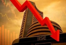 युद्ध के असर से शेयर बाजार डूबा, सेंसेक्स 2366 अंक व निफ्टी 717 अंक गिरे शेयर बाजार