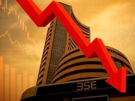 युद्ध के असर से शेयर बाजार डूबा, सेंसेक्स 2366 अंक व निफ्टी 717 अंक गिरे शेयर बाजार