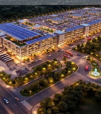 सबसे बड़ी मल्‍टीलेवल पार्किंग