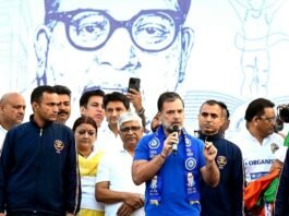 राहुल गांधी का आरोप, BJP-RSS संविधान खत्म करने की कर रही कोशिश राहुल गांधी