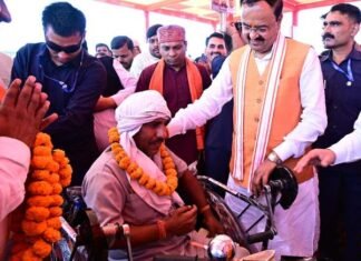 डबल इंजन सरकार ने उत्तर प्रदेश को दंगों व अपराध के डर से किया मुक्त: केशव मौर्या दिव्यांगजनों को सम्मानित
