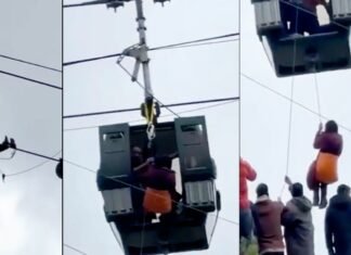 गुलमर्ग रोपवे में तकनीकी खराबी, हवा में फंसे 300 पर्यटक गुलमर्ग रोपवे