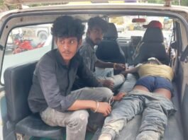 महानगर में बिल्डिंग की 9वीं मंजिल से लिफ्ट टूटकर गिरी, चार मजदूर घायल लिफ्ट टूटकर गिरी