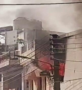 विकास नगर में मकान के स्टोररूम में लगी आग, मची अफरा-तफरी विकास नगर