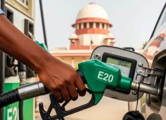पेट्रोल पंपों पर इथेनॉल प्रतिशत बताना अनिवार्य करने की याचिका को सुप्रीम कोर्ट ने किया खारिज ई20 पेट्रोल