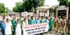 बॉन्डेड डॉक्टरों ने फिर किया डिप्टी सीएम आवास का घेरा, कहा 19 दिन बाद भी पूरा नहीं किया वादा बॉन्डेड डॉक्टर
