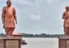 जलजमाव देख अखिलेश ने कसा योगी सरकार पर तंज, ‘प्रेरणा स्थल’ का नाम बदल कर दें ‘प्रेरणा जल-स्थल’ प्रेरणास्थल